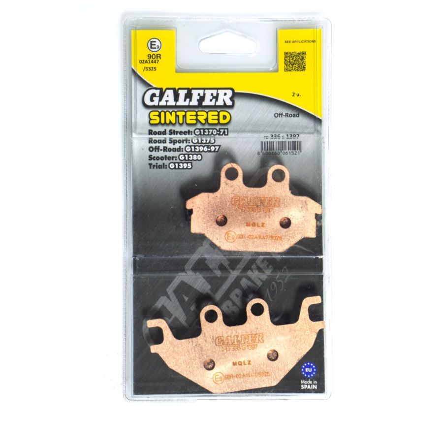 Klocki hamulcowe GALFER ATV CAN AM 250