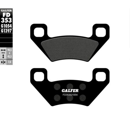 Klocki hamulcowe GALFER ARCTIC CAT 650