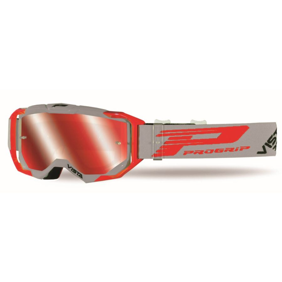 Gogle PRO GRIP 3303 VISTA GRAY/RED