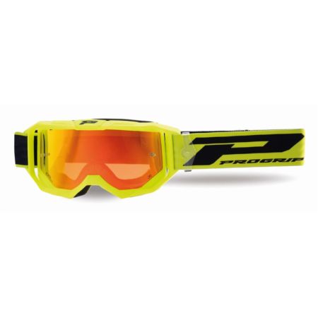 Gogle PRO GRIP 3300 VISION FLUO YELLOW MIRROR RED