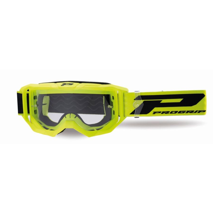 Gogle PRO GRIP 3300 FLUO YELLOW MIRROR CLEAR