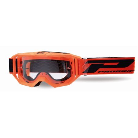 Gogle PRO GRIP 3300 FLUO ORANGE MIRROR CLEAR