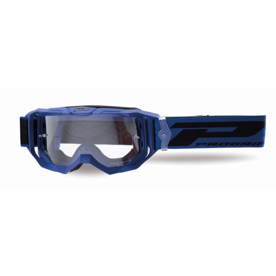 Gogle PRO GRIP 3300 MATT BLUE MIRROR CLEAR