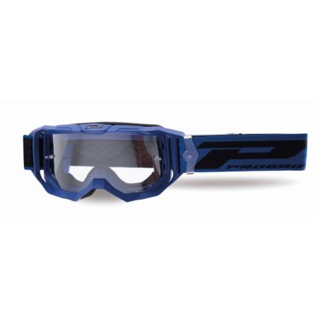 Gogle PRO GRIP 3300 MATT BLUE MIRROR CLEAR