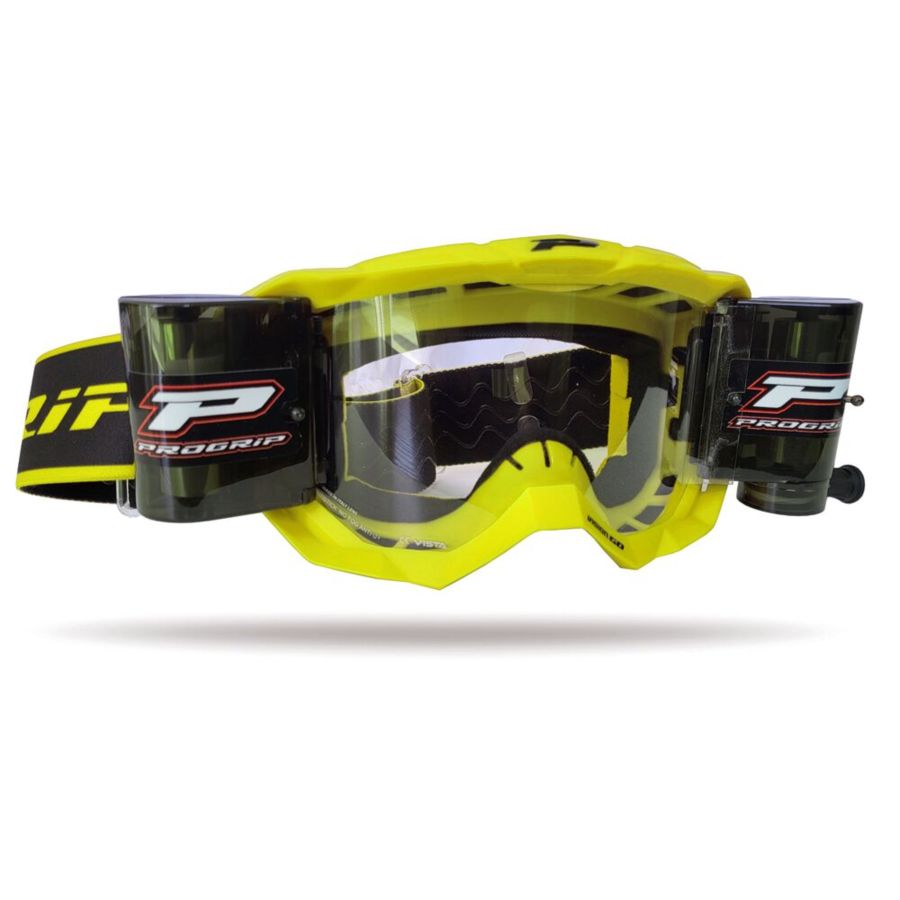 Gogle PRO GRIP 3300 FLUO YELLOW ROLL OFF XXL