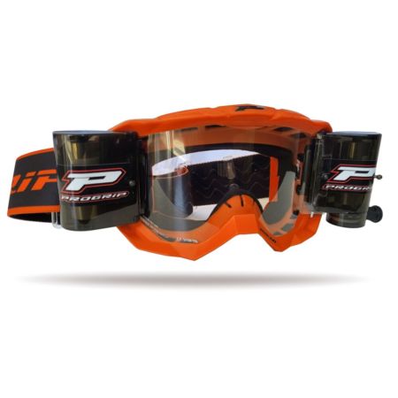 Gogle PRO GRIP 3300 FLUO ORANGE ROLL OFF XXL