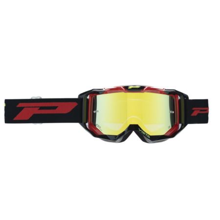 Gogle PRO GRIP 3300 BLACK/RED MIRROR YELLOW