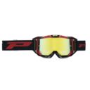 Gogle PRO GRIP 3300 BLACK/RED MIRROR YELLOW