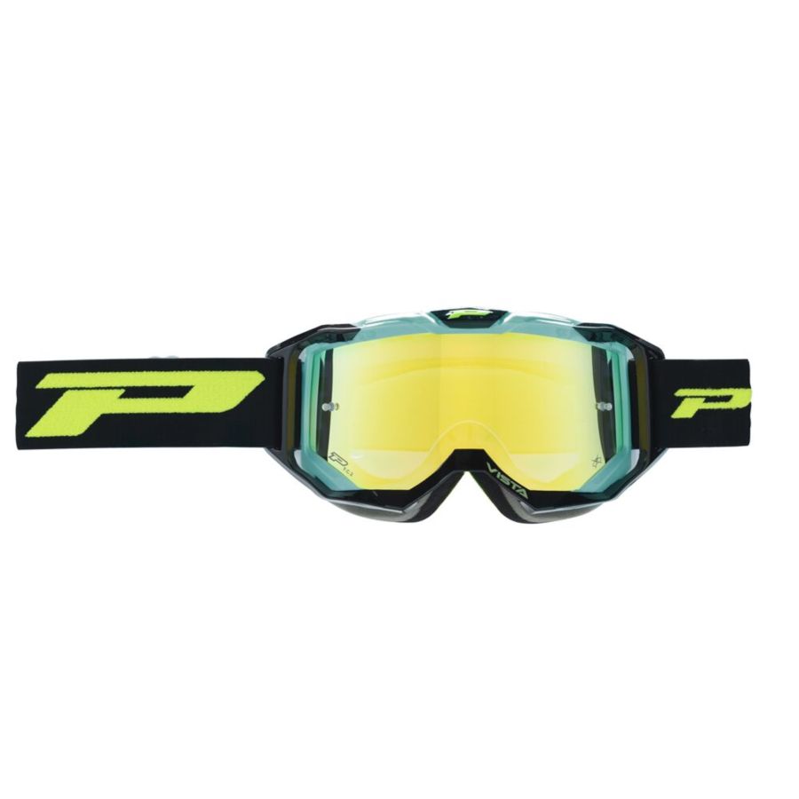 Gogle PRO GRIP 3300 BLACK/GREEN MIRROR YELLOW