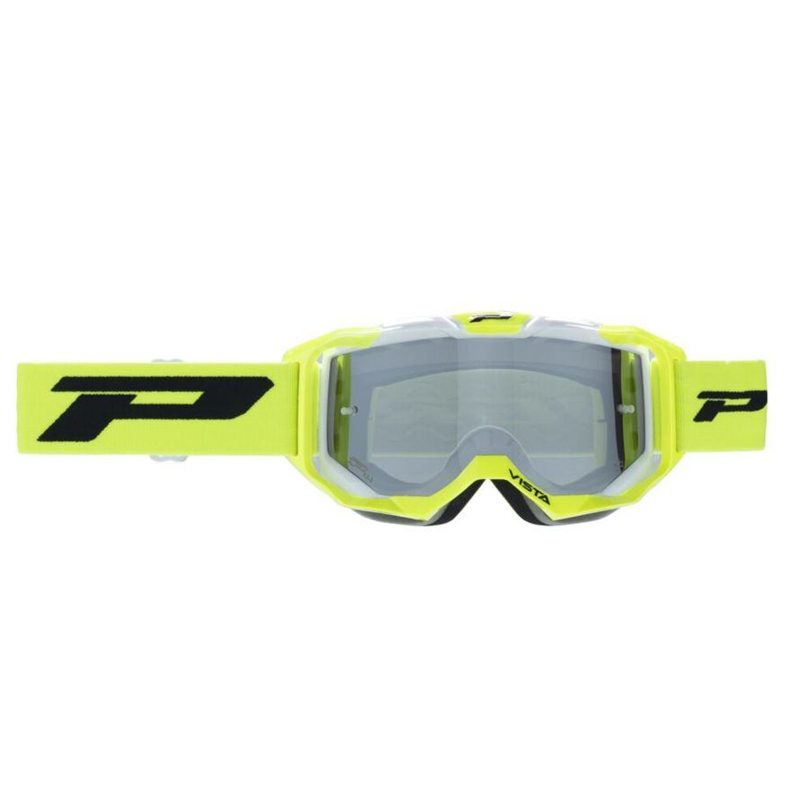 Gogle PRO GRIP 3300 YELLOW/WHITE MIRROR SILVER