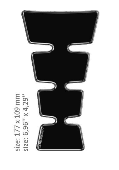 Osłona zbiornika ONEDESIGN 177 X 109 MM