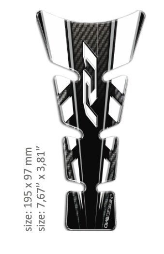 Osłona zbiornika ONEDESIGN 195 X 97 MM YAMAHA YZF
