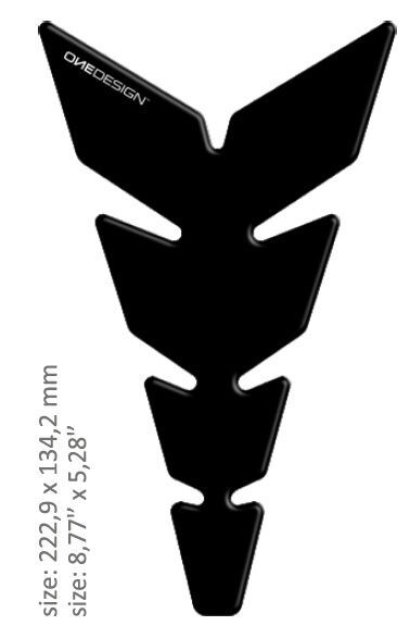 Osłona zbiornika ONEDESIGN 222 X 134 MM