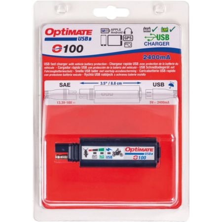 Ładowarka motocyklowa USB OPTIMATE TECMATE