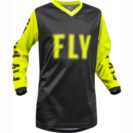 Bluza FLY RACING F-16  Youth blk/yellow r.YXS