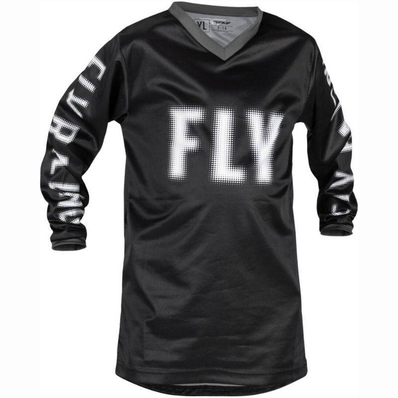 Bluza FLY RACING F-16  Youth blk/white r.YXS
