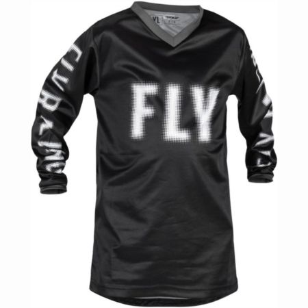Bluza FLY RACING F-16  Youth blk/white r.YXS