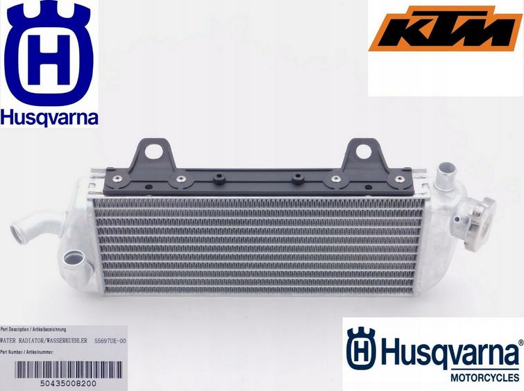 OEM KTM 50435008200 chłodnica wody prawa