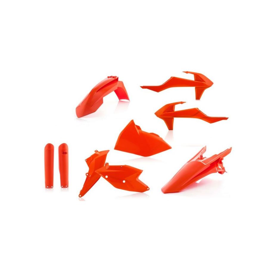 Pełny komplet plastików exc 20- pomarańczowy