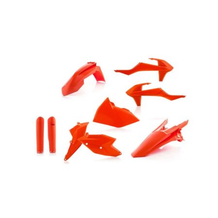 Pełny komplet plastików exc 20- pomarańczowy