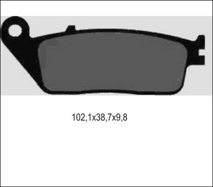 Klocki hamulcowe BRENTA KH196