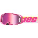 Gogle 100% ARMATIC SELLARS mirror pink