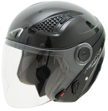 Kask ASTONE dj10 monocolor metalic black rozm. XS