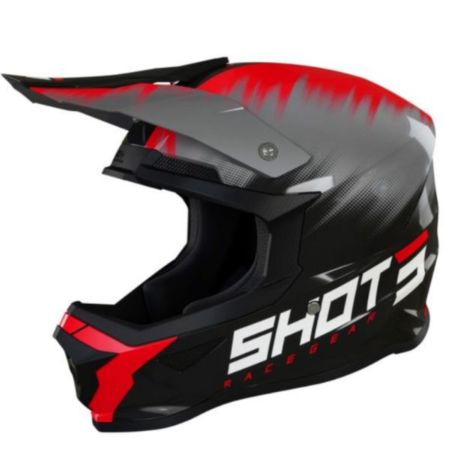 Kask SHOT FURIOUS VERSUS red glossy XL