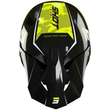 Kask SHOT FURIOUS PROMO camo neon yellow glossy XL