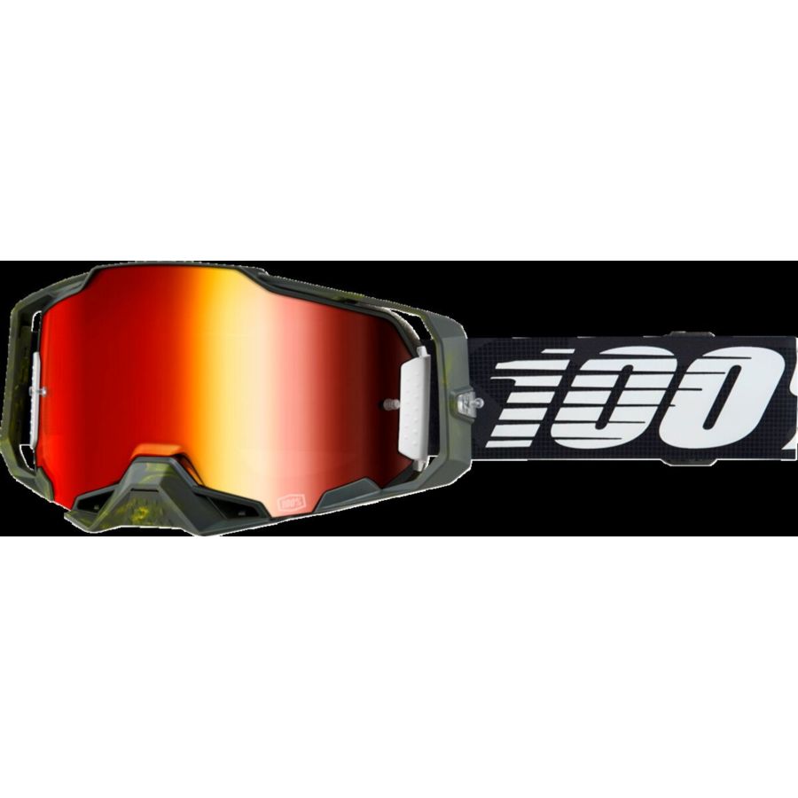 Gogle 100% ARMEGA SOLEDAD mirror red