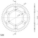 SUPERSPROX ZĘBATKA TYLNA 899 51 GOLD