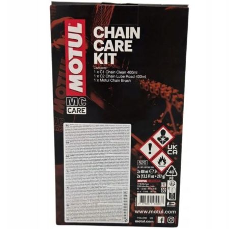 Zestaw do czyszczenia łańcucha MOTUL Sprayx2 Szczo