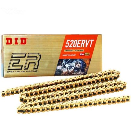 Łańcuch DID 520 ERVT 112 x-ring złoty zapinka