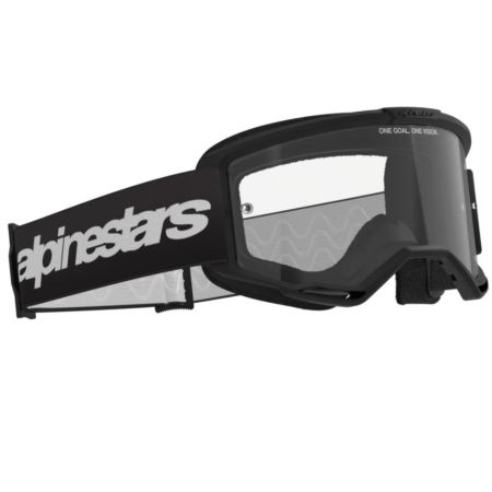Gogle ALPINESTARS Vision 3 Wordmark Czarne z Przeź