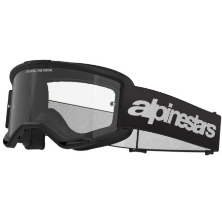 Gogle ALPINESTARS Vision 3 Wordmark Czarne z Przeź
