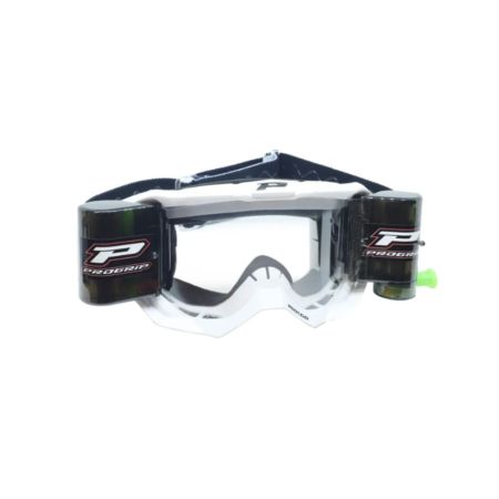 Gogle PRO GRIP 3300 MATT WHITE ROLL OFF XXL