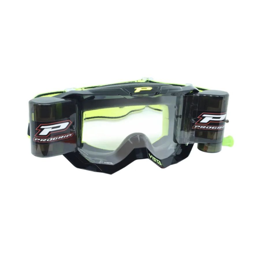 Gogle PRO GRIP 3300 BLACK ROLL OFF XXL