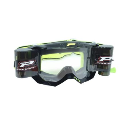 Gogle PRO GRIP 3300 BLACK ROLL OFF XXL