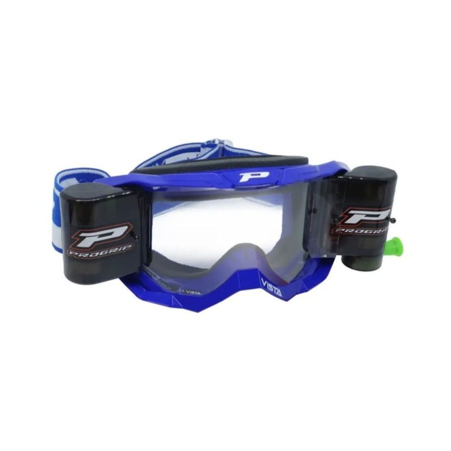 Gogle PRO GRIP 3300 BLUE ROLL OFF XXL
