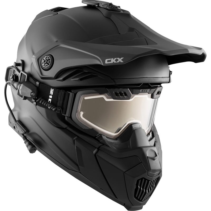 Kask CKX TITAN black M + GOGLE CKX 210° AIRFLOW