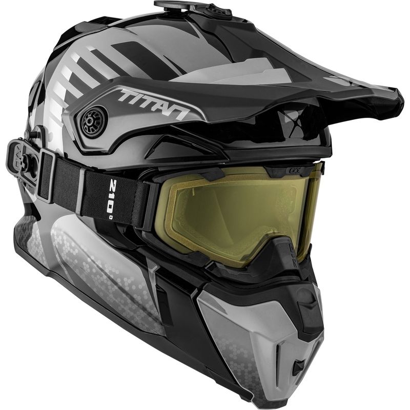 Kask CKX TITAN avid grey S + GOGLE 210° AIRFLOW