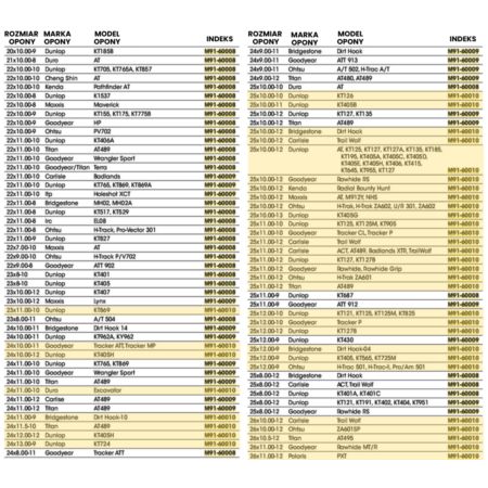 Łańcuchy na koła MOOSE 43 cm x 142 cm (17" x 56")