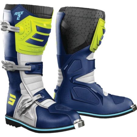 Buty SHOT RACE 2 BLUE_NEON_YELLOW 43