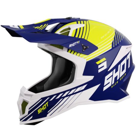 Kask SHOT lite fury navy yellow gloss s