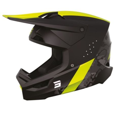 Kask SHOT race camo yellow matt s