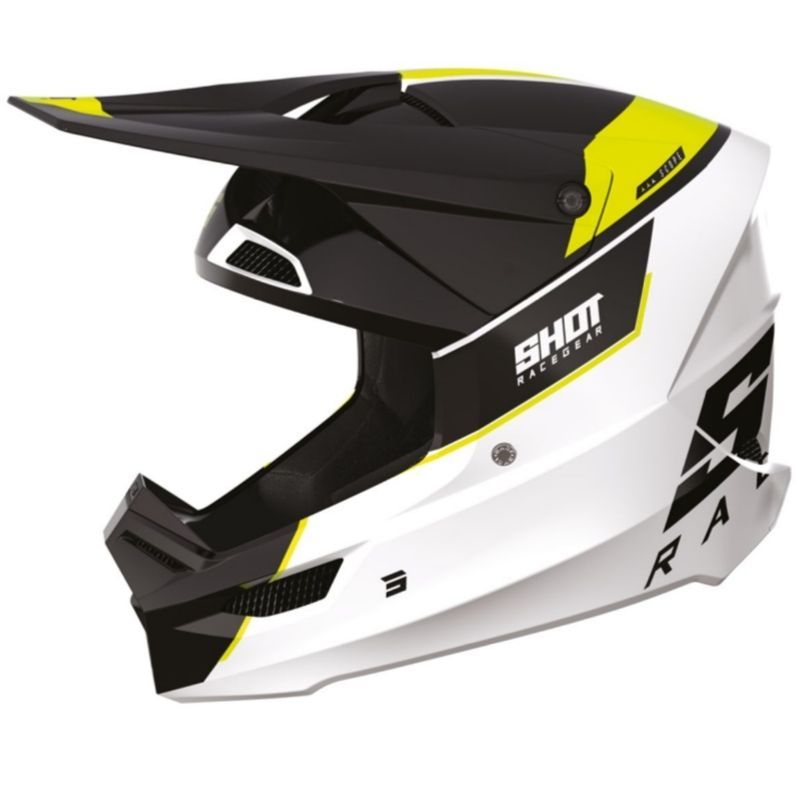 Kask SHOT furious scope yellow gloss s