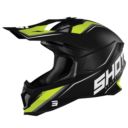 Kask SHOT lite prism bk/yel matt l.