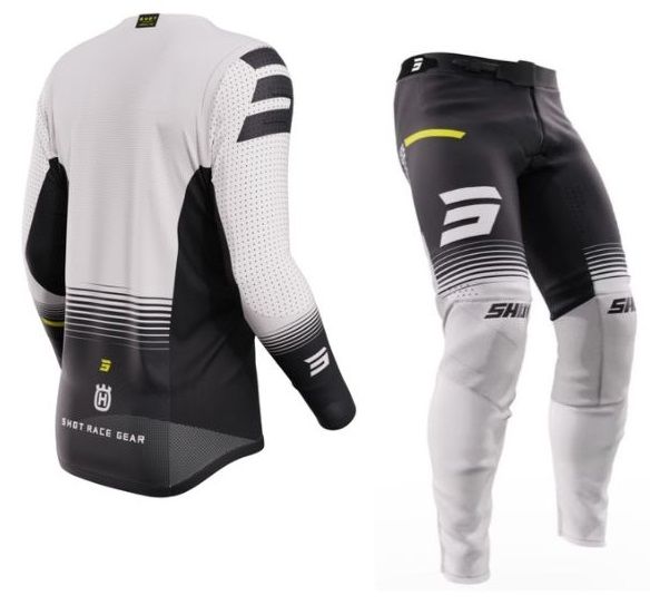 Komplet SHOT HUSQVARNA 2023 black 34/l