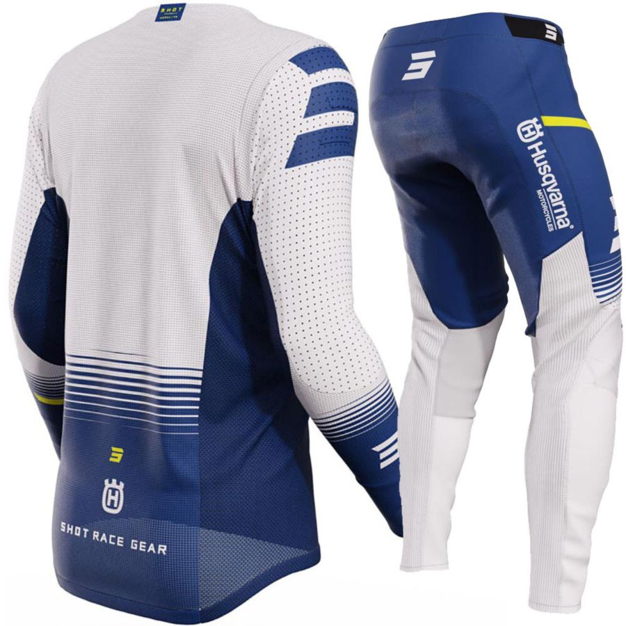 Komplet SHOT HUSQVARNA 2023 blue 30/ xl
