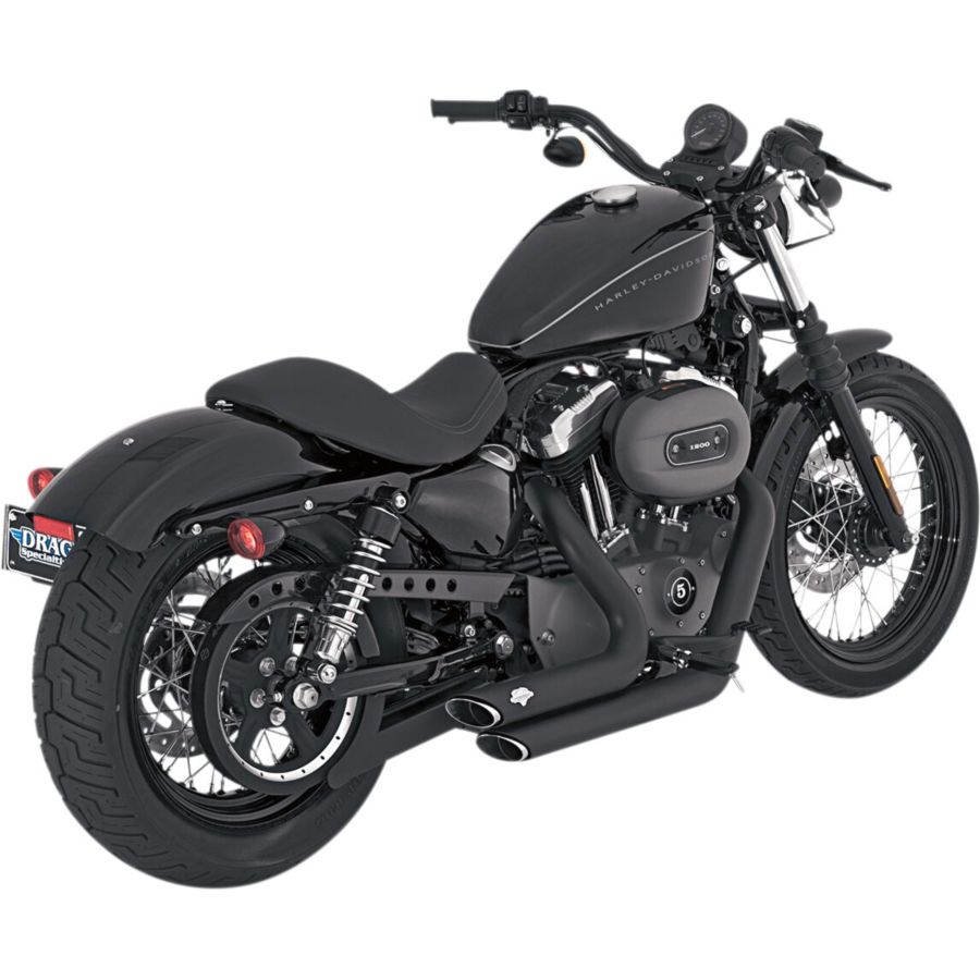 Wydech shortSHOTs staggered black vance&hines
